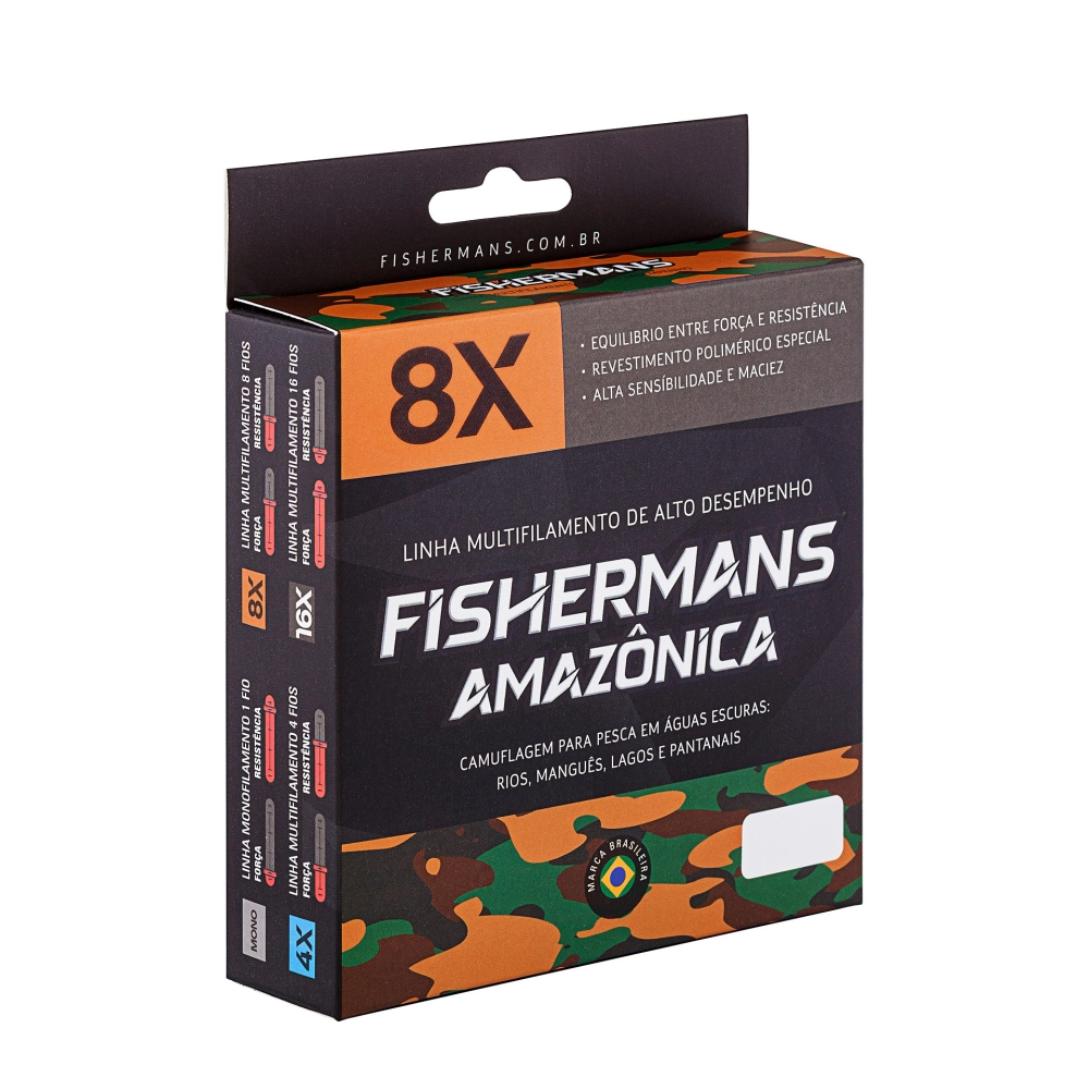 Multifilamento Amazônica 8X 0.80mm (200lb) - Águas Escuras Produto Multifilamento Amazônica 8X 0.80mm (200lb) - Águas Escuras